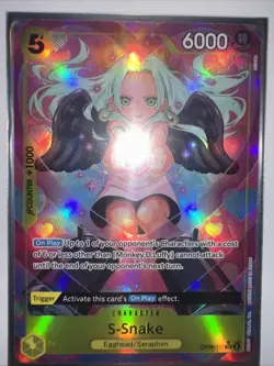 S-Snake OP08-112 SR Alt Art Two Legends ONE PIECE Card Game NM English - Image 2