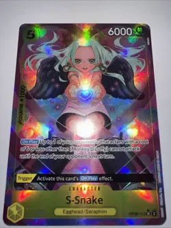 S-Snake OP08-112 SR Alt Art Two Legends ONE PIECE Card Game NM English - Image 4
