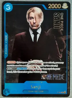 One Piece Card Game Sanji P-050 P Live Action Edition Anglais - Image 1