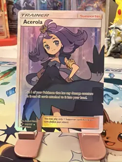 Acerola - 142/147 - Full Art Ultra Rare Burning Shadows - Pokemon Card - NM - Image 1