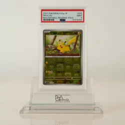 2023 Pokemon Pikachu PSA 9 Master Ball Reverse Holo SV2a JP Rare Card - Image 1