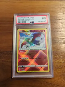 Radiant Charizard Crown Zenith Card #020/159 PSA 9 - Image 1