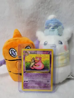 Slowbro 1st Edition 1999 Fossil Pokemon Card 43/62 - Image 1