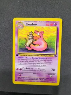 Slowbro 1st Edition 1999 Fossil Pokemon Card 43/62 - Image 2