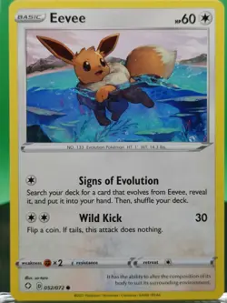 Eevee 052/072 Shining Fates Pokemon Card - Image 1