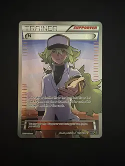 Pokemon TCG N Trainer Supporter Full Art Ultra Rare Card 105a/124 XY - Image 1