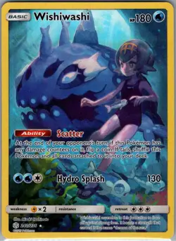 Wishiwashi (Secret) 240/236 SM - Cosmic Eclipse - Pokemon Card - NM - Image 1