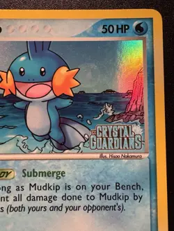 Mudkip 57/100 EX Crystal Guardians Pokemon Card Reverse Holo Foil Rare LP - Image 4
