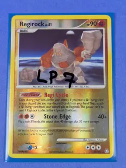 Regirock - 38/146 - Rare Reverse Holo Legends Awakened - Pokemon Card - LP - Image 3