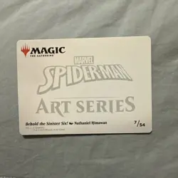 Behold the Sinister Six! Art Card (7/54) Art Series: Marvel's Spider-Man Regular - Image 2