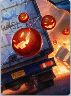 Pumpkin Bombs Art Card Normal Art Series: Marvel's Spider-Man # NM - Image 1