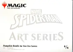 Pumpkin Bombs Art Card Normal Art Series: Marvel's Spider-Man # NM - Image 2
