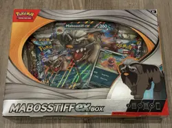 Pokemon TCG Mabosstiff EX Box Sealed New 4 Packs And Promo Cards - Image 1