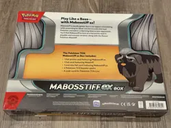 Pokemon TCG Mabosstiff EX Box Sealed New 4 Packs And Promo Cards - Image 2
