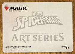 MTG Marvel Spider-Man Art Card, Green Goblin 49/54 - Image 2