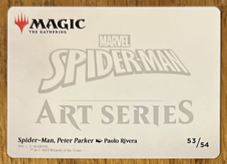 MTG Marvel Spider-Man Art Card, Spider-Man, Peter Parker 53/54 - Image 2