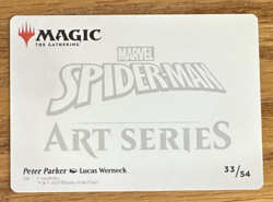 MTG Marvel Spider-Man Art Card, Peter Parker 33/54 - Image 2
