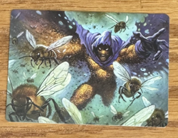 MTG Marvel Spider-Man Art Card, Swarm, Being of Bees 11/54 - Image 1
