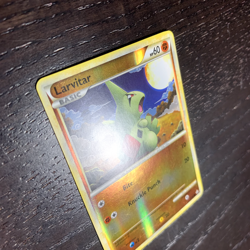 Larvitar 51/95 Pokemon Unleashed HS Reverse Holo Common Card LP/MP - Image 5
