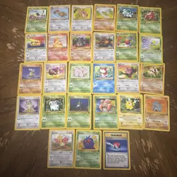 Pokemon Jungle 27 Card Lot Vintage All Different Uncommon And Common Pikachu - Image 1
