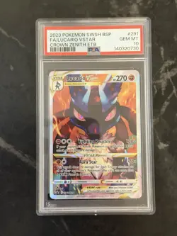 *NEW CERT* Lucario VSTAR SWSH291 SWSH: Sword & Shield Promo Cards Holo Psa 10 - Image 1