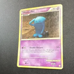 Pokemon Wobbuffet Holo Card 13/123 Heartgold & Soulsilver 90HP English TCG - Image 1