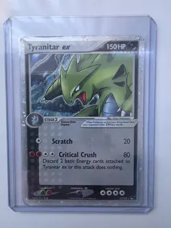 Pokemon Tyranitar ex 017/017 POP Series 1 Ultra Rare Holo 150HP Card *Read Desc* - Image 1