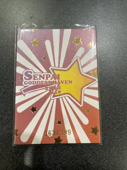Senpai Goddess Haven Series 5 - SER Serial Number Card #/399! Goddess Story 004 - Image 2