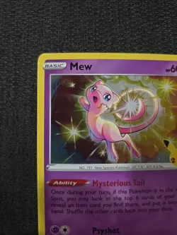 Mew Holo 011/025 Celebrations Pokemon Card 25th Anniversary - 2021 Rare - Image 2