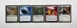 163 MTG MAGIC THE GATHERING 5 CARD MIXED LOT DESPERATE RITUAL SWORDS SILVER ♨ - Image 1
