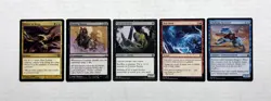 162 MTG MAGIC THE GATHERING 5 CARD MIXED LOT CARRION FEEDER BOLT WINGS SILVER ♨ - Image 1