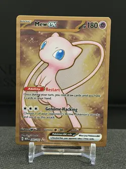 MEW EX-205/165-NM-METAL CARD-UPC EXCLUSIVE-POKEMON-151-SHIPPING INCLUDED! - Image 1
