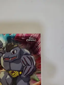 2000 Topps Chrome Pokemon Series 1 #67 Machoke Spectra Card Perfect Corners - Image 4