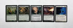 161 MTG MAGIC THE GATHERING 5 CARD MIXED LOT STRONGHOLD ELVISH STONE SILVER ♨ - Image 1