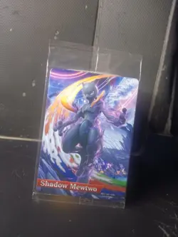 SHADOW MEWTWO CARD AMIIBO US EDITION POKKEN TOURNAMENT NINTENDO WII U POKEMON - Image 1