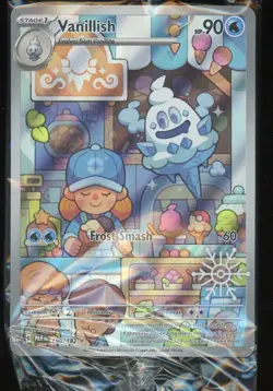 Vanillish 2025 Pokemon Scarlet & Violet Promo Cards 190/182 Holiday Promo Sealed - Image 1