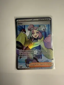 Iono 124 Pokemon TCG SV: Scarlet & Violet SVP - Black Star Promo Cards Sealed NM - Image 2
