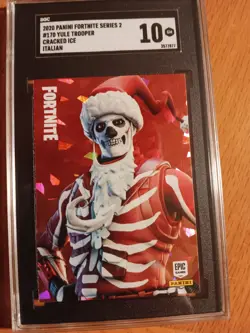 Fortnite Trading Card Series 2 Shard #170 Yule Trooper Epic ITALY G-10 - Image 1