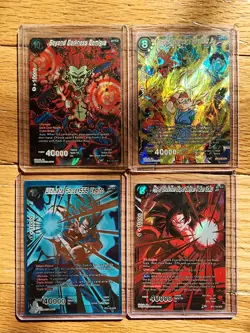Dragon Ball Super Card Game: BT2-123 SCR; BT3-123 SCR; BT4-123 SCR; BT4-124 SCR - Image 1