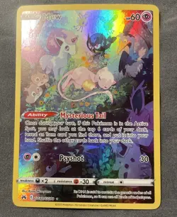 Pokemon Mew GG10/GG70 Crown Zenith Galarian Gallery Ultra Rare Holo Card - Image 1