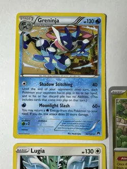 Pokemon TCG Mewtwo Greninja Lugia Latios 5 Card Lot - Image 2
