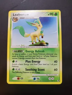 Leafeon 45/111 Rising Rivals Regular 2009 Pokemon Card - Image 2