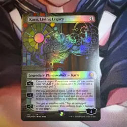 Karn, Living Legacy (Borderless) Dominaria United Foil - Image 1