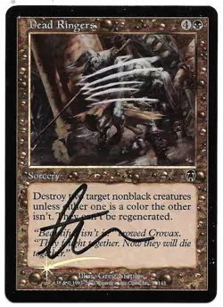 MTG M:tG APOCALYPSE Dead Ringers FOIL - SIGNED by Greg Staples! - Image 1