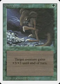 1x Giant Growth - NM - Revised Edition - SPARROW MAGIC mtg - Image 1