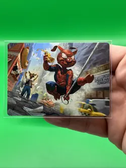 MTG: Marvel's Spider-Man Spider-Ham, Peter Porker Art Series 19 Not Signed - Image 3