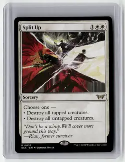 2024 MTG - Duskmourn: House of Horror - Split Up Rare Regular - Image 1