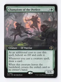 Champions of the Perfect (Extended Art) 0365 (R) MTG Lorwyn Eclipsed (ECL) - Image 1