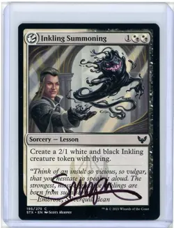 Inkling Summoning Strixhaven: School of Mages Signed Artist Proof MTG - Image 2