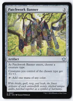 Patchwork Banner U Bloomburrow 247 NM - Image 1